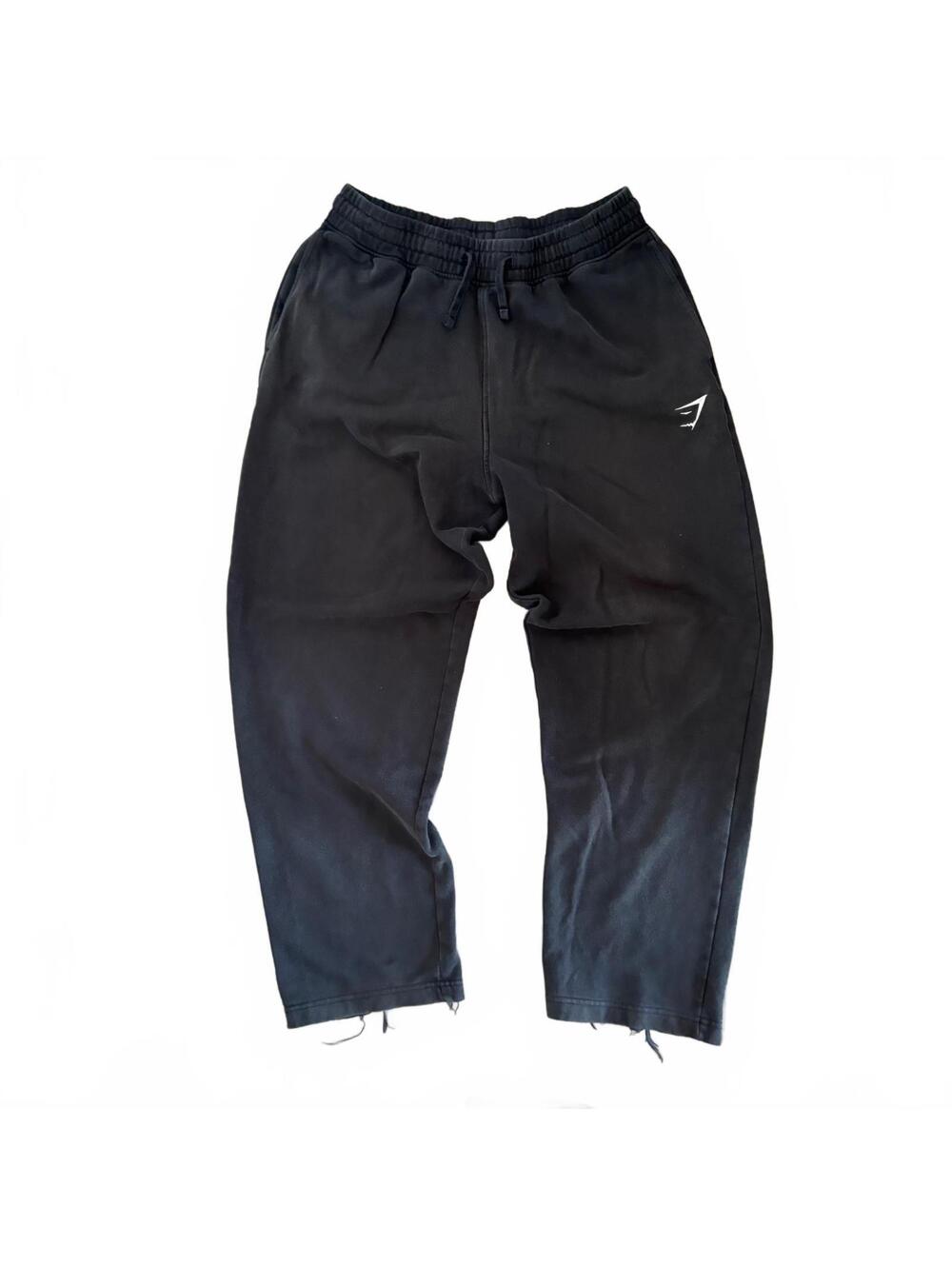 Black Baggy Gym Shark Sweat Pants